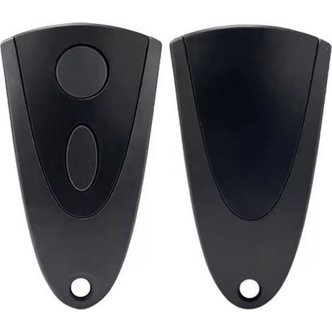 Aiperq – Télécommande Portail 433,92 Mhz – Compatible Novoferm Novotron 502 Max43-2, 512 Mix43-2 – 2 Canaux – Lot De 2 – Noir - 92mhz