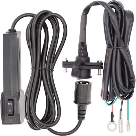‌jeffergarden Manette De Commande Sans Fil 12v Pour Treuil Atv/utv - Étanche, Avec Câble De 9 Pieds, Pour Les Travaux Manuels Et Les Opérations Difficiles‌