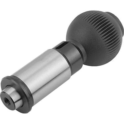 PRÄZISIONS-ARRETIERBOLZEN, FORM:A STANDARD OHNE RASTNUT, D=12, STAHL GEHÄRTET UND GESCHLIFFEN,