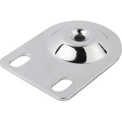 TELLER FÜR STELLFÜßE, FORM:C STAHL, D=80