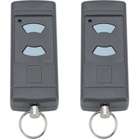 Télécommande Et Émetteur Mural Pour Motorisationslot De 2 Pièces De Rechange Pour Émetteur De Garage Avec Bouton Bleu 868 Mhz Pour Hormann Hse2-868 Hsm4-868 Hse4-868 Compatible Avec Tubauto Hsm4-868 H