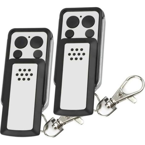 Télécommande - 2 Boutons - 433,92 Mhz - Pour Motorisations De Portail Et Porte De Garage - 1 Pièce