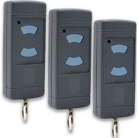 Télécommande Universelle Pour Porte De Garage - 868,3 Mhz - Compatible Modèles Hörmann Hs1 Hs2 Hs4 Hsm2 Hsm4 Hse2 Hsz1 Hsz2 Hsp4 - Lot De 3