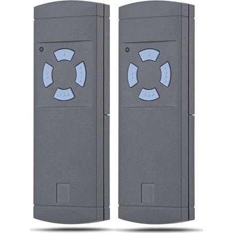 Télécommande Et Émetteur Mural Pour Motorisations2 Émetteurs Portables 868 Mhz Pour Ouvre-portes De Garage Hallman – Code Fixe – Compatible Avec Systèmes À Fréquence 868 Mhz