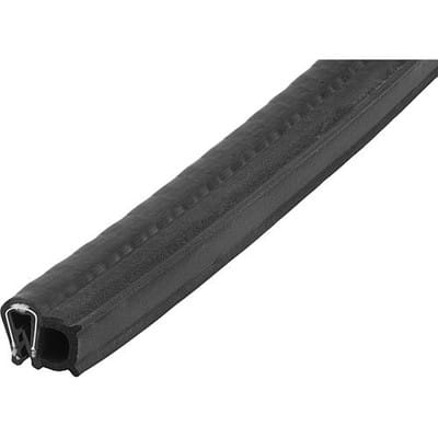 KANTENSCHUTZ-DICHTPROFIL 20000X9X13, FORM:D, EPDM SCHWARZ, KOMP:EPDM L=20 METER