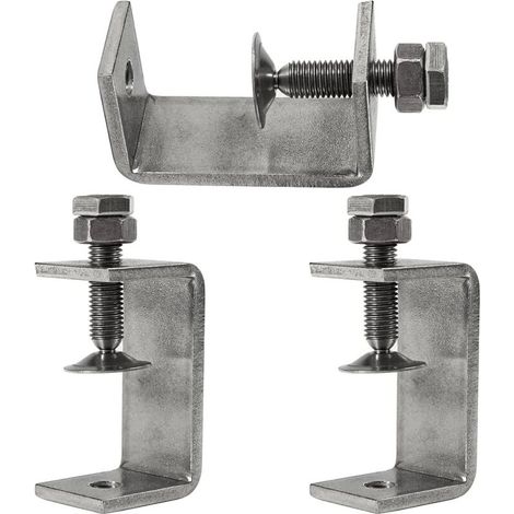 Serre-joints En C Inoxydable 304 – Pince De Fixation Pour Bois Dur – Lot De 3 Pièces – Longueur D'Ouverture 65mm