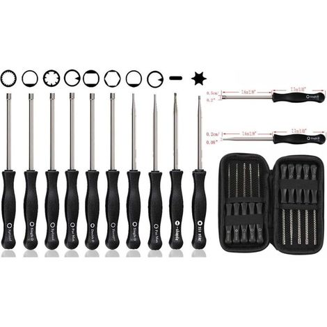 Set De 12 Outils De Réglage De Carburateur Réglage Tronçonneuse Tournevis Reglage Carburateur Tronconneuse 2 Temps Tournevis Pacman/single D Pour Poulan Husq Sthil Echo Débroussailleuse Carburateur