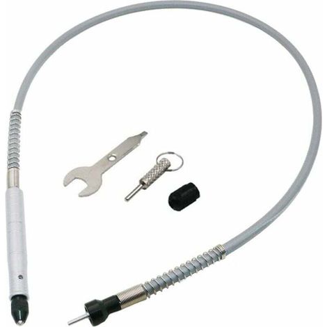 Arbre Flexible 1/8' (3.175 Mm) Pour Perceuse Et Meuleuse – Câble D'Extension Avec Mandrin – Alliage Aluminium Pour Précision