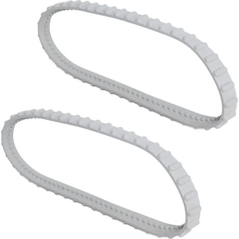 Lot De 2 Courroies D'Entraînement En Caoutchouc Pour Nettoyeurs De Piscine – Installation Rapide – Compatibilité Hayward Tigershark - Rcx23002