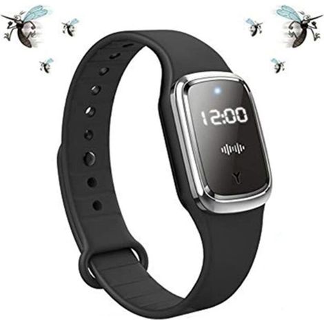 Bracelet Électronique Anti-moustiques À Ultrasons – Étanche, Rechargeable Usb – Silicone Doux Pour Enfants Et Adultes – Mode Intérieur/extérieur