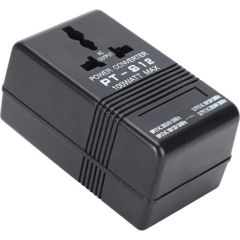 Convertisseur De Tension 100w Ac 100-120v À 220-240v – Adaptateur De Puissance Pour Appareils Électroniques – Matériau Pc Durable