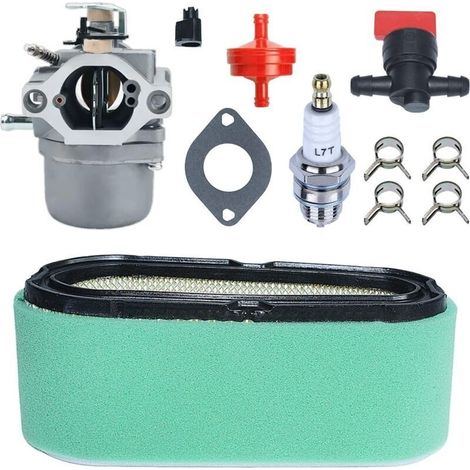 Kit De Filtre À Air Et Carburateur Pour Briggs Stratton – Double Filtration – Modèles Compatibles 28m707, 799728, 496894 – Installation Facile