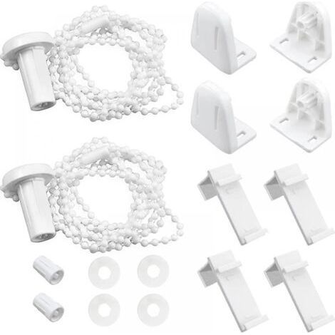 Lot De 2 Mécanismes De Fixation Pour Store Enrouleur 17mm – Pvc Haute Résistance – Installation Sans Perçage – Accessoires Pour Stores Fenêtres