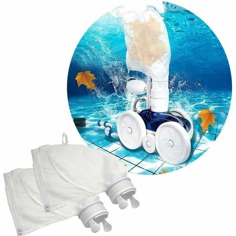 Lot De 2 Sacs De Nettoyage De Piscine Avec Filtre De Rechange Pour Polaris 280/480，