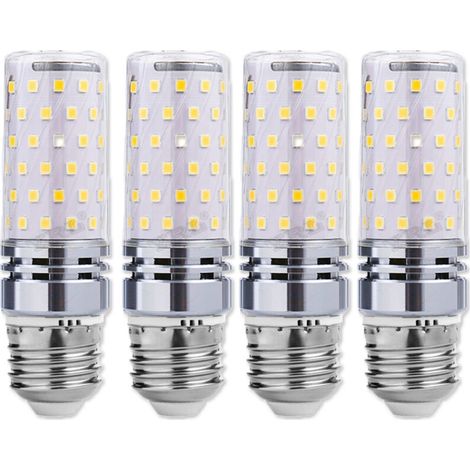 Lot De 4 Ampoule E27, ,ampoule Led 1340lm, 16w Ampoule Led Intérieur Équivalent 150w Lampe Halogène,non-dimmable, Convient Pour Le Bureau, L'Utilisation À La Maison,gros Culot À Vis E27 Maïs Led(6000