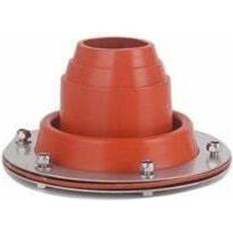 Prise De Poêle Anti-brûlure Pour Tube De Poêle À Bois – Base En Acier Durable – Diamètre 5.5 Cm – Collier Résistant Aux Intempéries