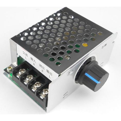 Contrôleur De Vitesse Moteur Monophase 220v Ac – Variateur De Tension Jusqu'à 4000w – Pour Ventilateurs Et Appareils Résistifs - Vag8qv4drp