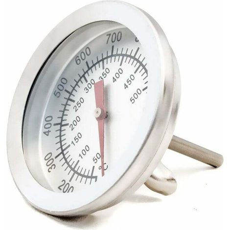 Thermomètre De Cuisson Analogique Résistant À La Chaleur Pour Barbecue, Fours, Fumeurs, Fumeurs. 10°c - 500°c