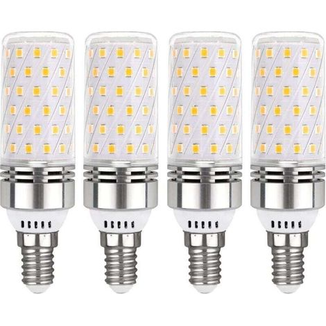 Ampoule E14 Led 12w Blafroid 6000k, 1450lm, Équivalent Halogène E14 100w, 360° Lumiere, Ac 220v, Ampoule E14 Led Pour Éclairage Intérieur, Non-dimmable, Lot De 4