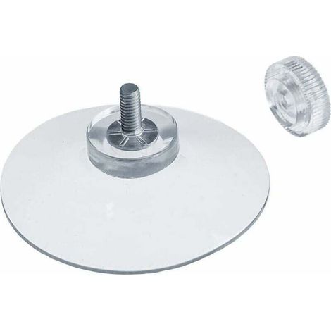 Lot De 8 Ventouses Ø 50 Mm Avec Filetage M4x10 Mm – Écrous Moletés Pour Fixation Sur Surfaces Lisses – Fabriqué En Allemagne