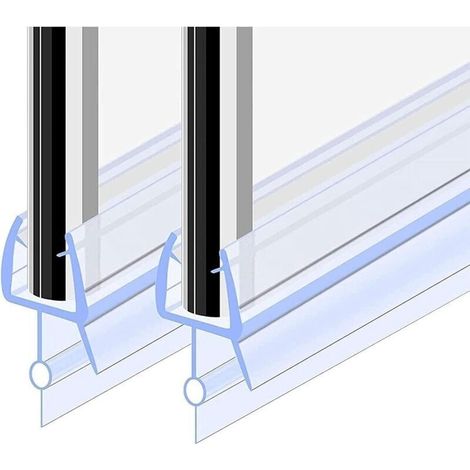 Joint De Porte De Douche 70 Cm – Lot De 2 – Pvc Flexible Résistant Aux Moisissures – Pour Verre 4-6 Mm – Barrière Étanche Efficace