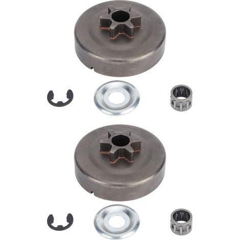 Lot De 2 Pignons De Tambour D'Embrayage Pour Tronçonneuse Stihl 017 018 021 023 025 Ms170 Ms180 Ms210 Ms230 Ms250 1123 640 2003