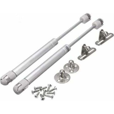 Vérins À Gaz 120n Pour Meubles – Lot De 2 – Amortisseurs Pour Portes Armoire – Installation Simple – Compatible Bois Et Aluminium
