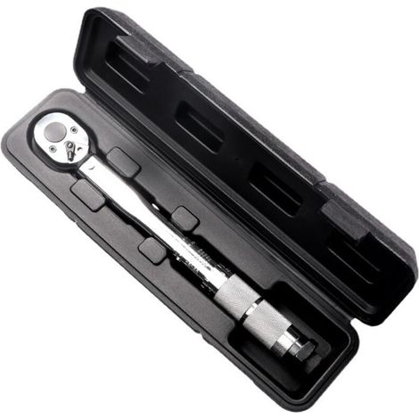 Cle Dynamometrique,clé De Torsion Clé Dynamométrique Préréglée 19-110 Nm 3/8 Pouces Carré Deux Voies De Voiture Vélo De Vélo De Vélo Couple Clé Toux Tools À Main