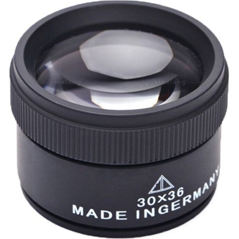 30x Loupe De Bijoux,métal Portable Grossissement Optique,loupe De Poche Pour Pièces De Monnaie Timbres Bijoux Montre