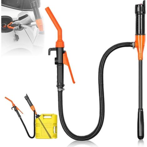 Pompe À Essence Électrique À Piles – Pompe À Siphon – Débit 2,2l/min – Tuyau 61cm – Résistante À La Corrosion – Pour Liquides Non Corrosifs