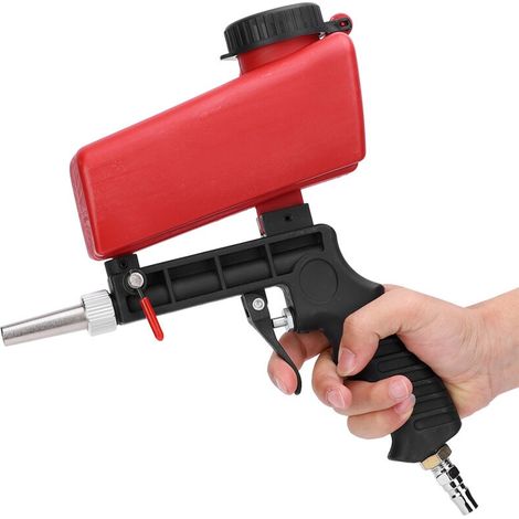 Sableuse Pneumatique Réglable 700ml – Pression 90 Psi – Débit 7 Cfm – Pour Polissage Et Dérouillage Métal