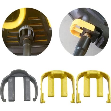Connecteur Rapide Pour Lave-auto – Boucle De Connexion Pour Nettoyeur Haute Pression Karcher K2 K3 K7 – Plastique Durable – 2 Pinces En C