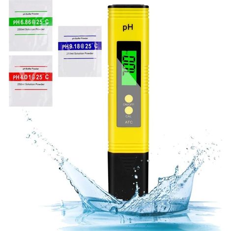 Ph Numérique, Testeur De Ph Haute Précision 0,01 Ph, Précision De Lecture De 2 %, Testeurs De Température De L'Eau, Ph-mètres Pour Eau Potable Domestique, Piscine, Culture Hydroponique, Aquarium