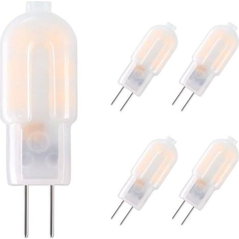 G4 Led Ampoule,5-pack 15w Ampoules Halogènes Équivalentes,ampoule Led G4 2w Économie Pour Les Ampoules De Hotte,ac/dc 12v 130lm 3000k