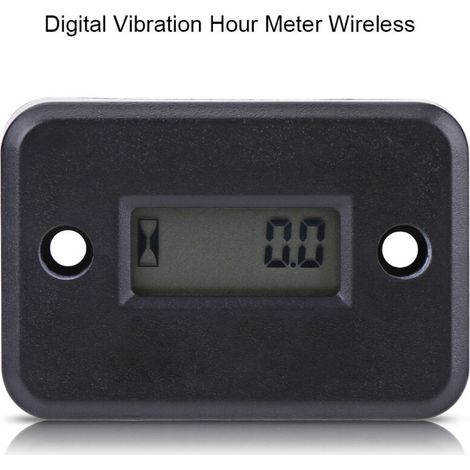 Jauge De Compteur Horaire De Vibration Numérique Sans Fil Pour Machine Vibrante Moto Atv Bateau Marin