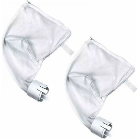 Lot De 2 Sacs Filtrants De Rechange À Fermeture Éclair Pour Nettoyeur De Piscine Polaris 360 380