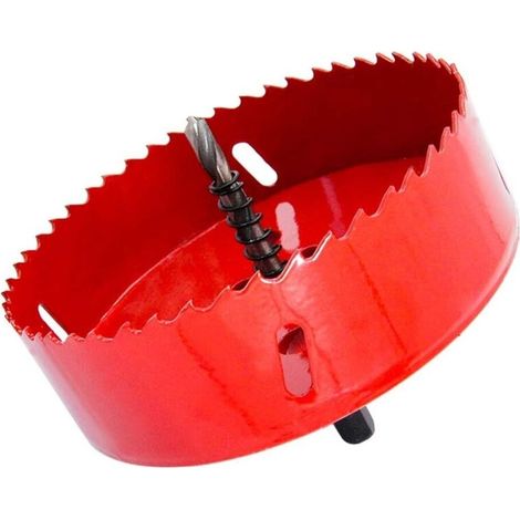 Scie Cloche Bimétal Hss Avec Tige - 12.5cm Pour Bois Et Métal