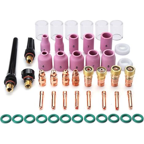 Accessoires Tig Wp17/18/26 - Set De 49 Pièces (verre Teinté 10)