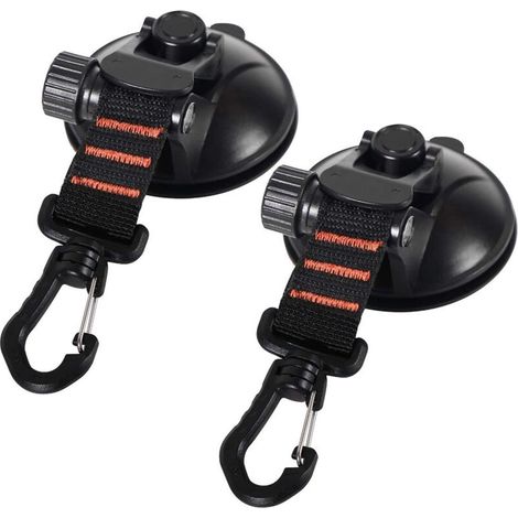 Lot De 4 Ventouses D'Ancrage Avec Fixation À Ventouse Pour Voiture, Camping, Bâche, Accessoire Ventouse Multifonction Pour Tentes Comme Auvent Latéral De Voiture