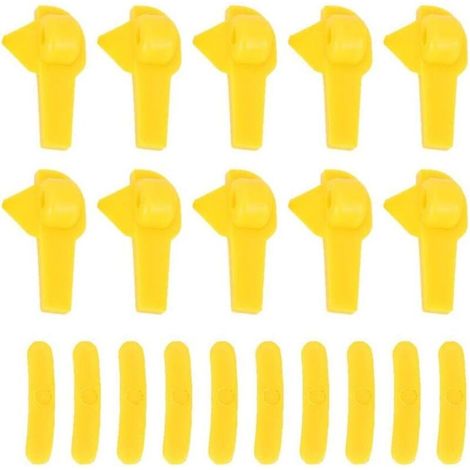 Protecteur De Changeur De Pneu, 20 Pièces De Montage De Changeur De Pneu Tête De Démontage D'Insertion De Canard Protecteur De Jante Outils De Réparation De Roue De Pneu Jaune