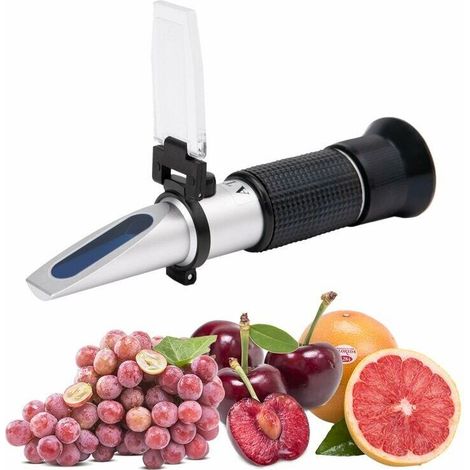 Refractometre Brix 0-40% Alcool 0-25% - Atc Portable Réfractomètre Vin, Réfractomètre Manuel Pour Mesurer La Teneur En Sucre Pour Vin,bière,fruit, Vinification