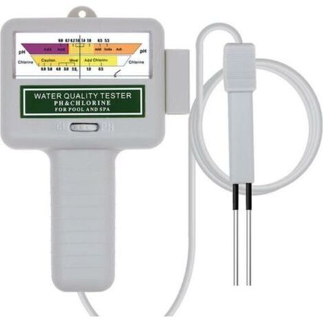 Testeur De Qualité De L'Eau Numérique Portable – Analyseur Ph Et Chlore Pour Piscine – Lecture Rapide Et Précise – Sans Réactifs Chimiques