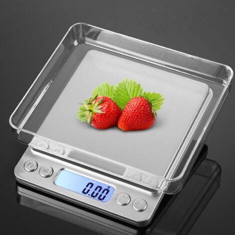 Balance De Précision 500g/0.01g, Balance De Cuisine/balance De Poche/balances De Bijoux, Haute Précision Balance Électronique, Écran Lcd Rétroéclairé, Fonction Tare & Pcs, Avec Plateau