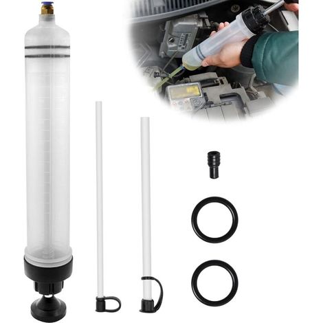 Seringue D'Aspiration D'Huile, Seringue De Liquide De Frein De 500 Ml, Dispositif D'Extraction D'Huile, Pompe D'Aspiration Et De Remplissage De Liquide, Liquide De Refroidissement
