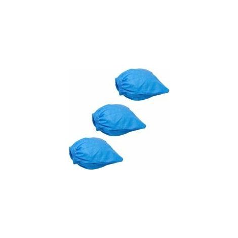 Filtre En Tissu Compatible Avec Aspirateur Eau Et Poussière Lidl / Parkside Pnts 1300 - Sac Filtrant, Lavable, Bleu 3 Pièces