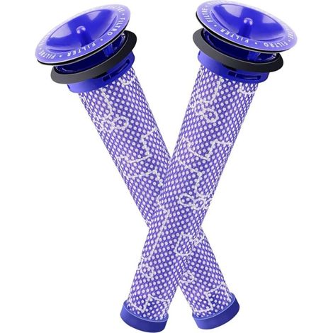 Lot De 2 Filtres V6 Pour Aspirateur Dyson Dc58, Dc59, V6, V7, V8 Pré-filtres 965661-01