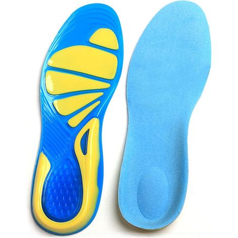 Semelles En Gel Anti-choc Taille M – Antidérapantes Et Lavables – Pour Baskets, Chaussures De Sécurité, Randonnée – Confort Pieds Sensibles