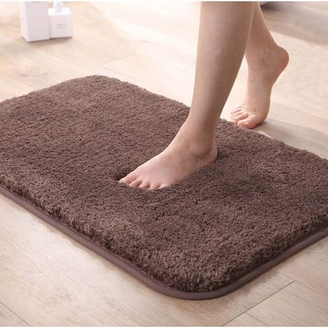 Tapis De Bain Absorbant Antidérapant 40x60cm – Microfibres À Séchage Rapide – Protection Contre L'Humidité – Lavable En Machine