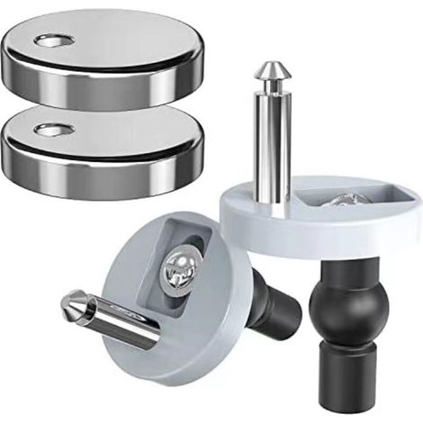Ancable Lot De 2 Charnières De Siège De Toilette À Dégagement Rapide