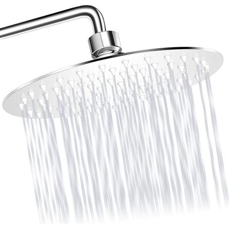 Pommeau De Douche Weilan, Pommeau De Douche De Salle De Bain, Pommeau De Douche Rond Anti-calcaire, Pommeau De Douche Monobloc En Acier Inoxydable Pommeau De Douche À Économie D'Eau